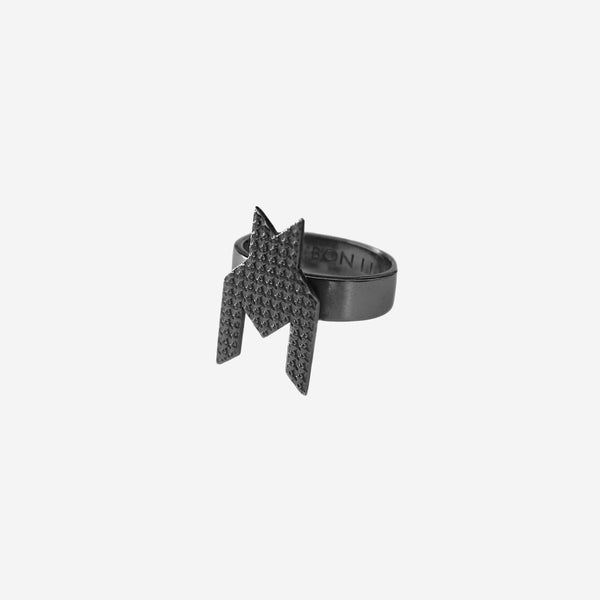 Houndstooth ring