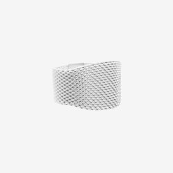 Mesh signet ring