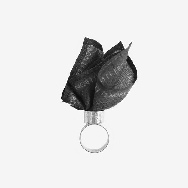 SILVER SILK RING
