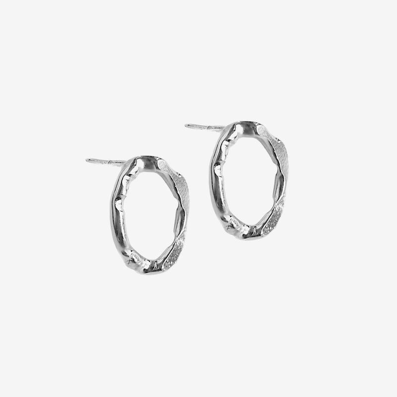 Trace earrings small
